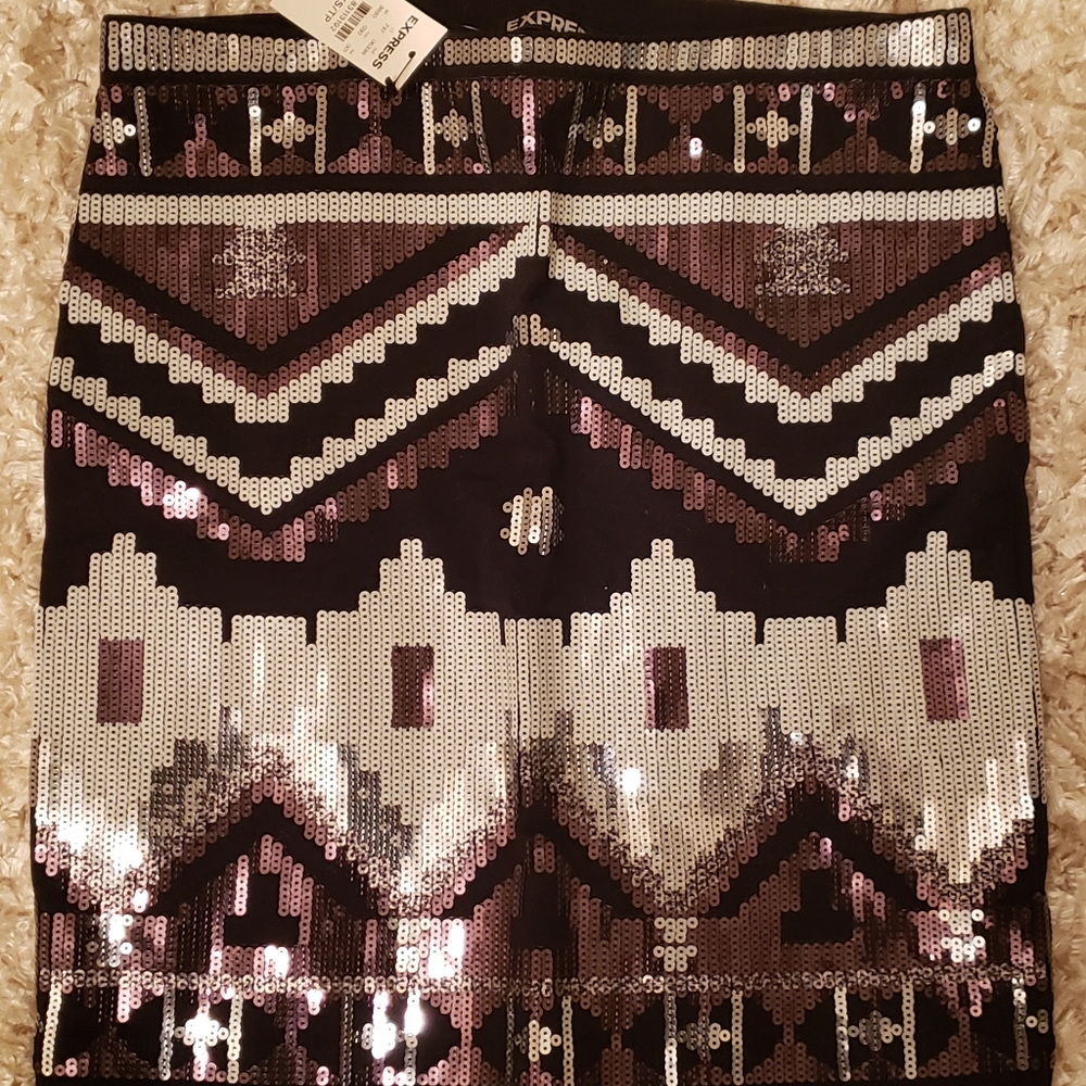 Sequin skirt